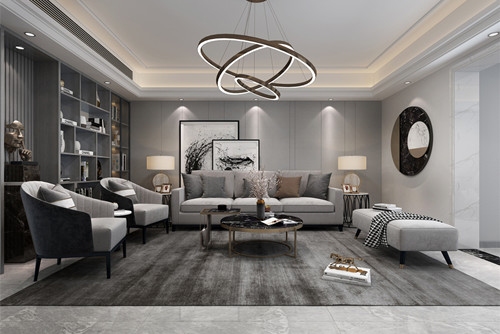 汕頭市林語苑現(xiàn)代簡約風格四居室裝修案例