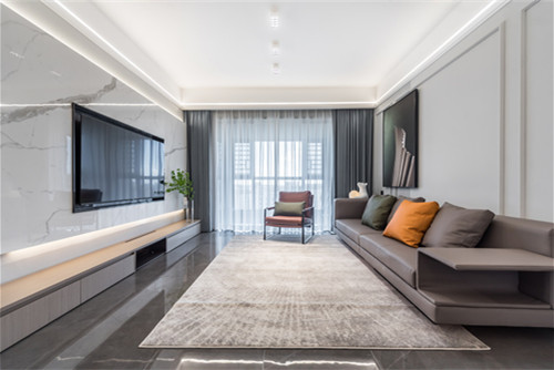 ?？谑胁擦治髟番F(xiàn)代簡約風格四居室裝修案例