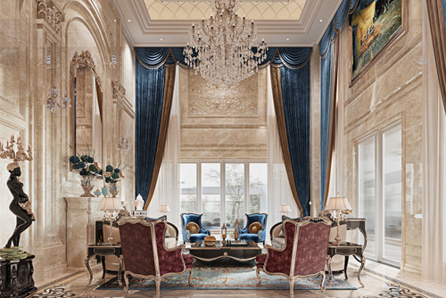 海口市成信麗苑歐式風(fēng)格別墅裝修案例