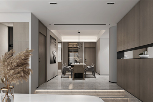 ?？谑胁擦治髟番F(xiàn)代簡約風格三居室裝修案例