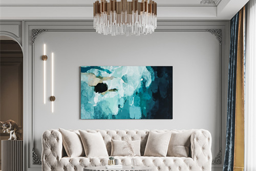 廣州市保利高爾夫郡輕奢風(fēng)格二居室裝修案例