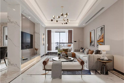 潮州市濱江雅居現(xiàn)代簡(jiǎn)約風(fēng)格三居室裝修案例